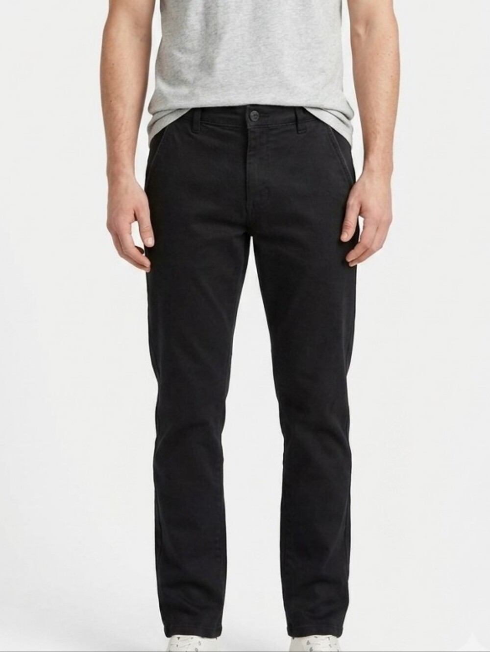 Scott James Mens Black Slim Fit Stretch Jeans 34x30 Classic Academia Preppy